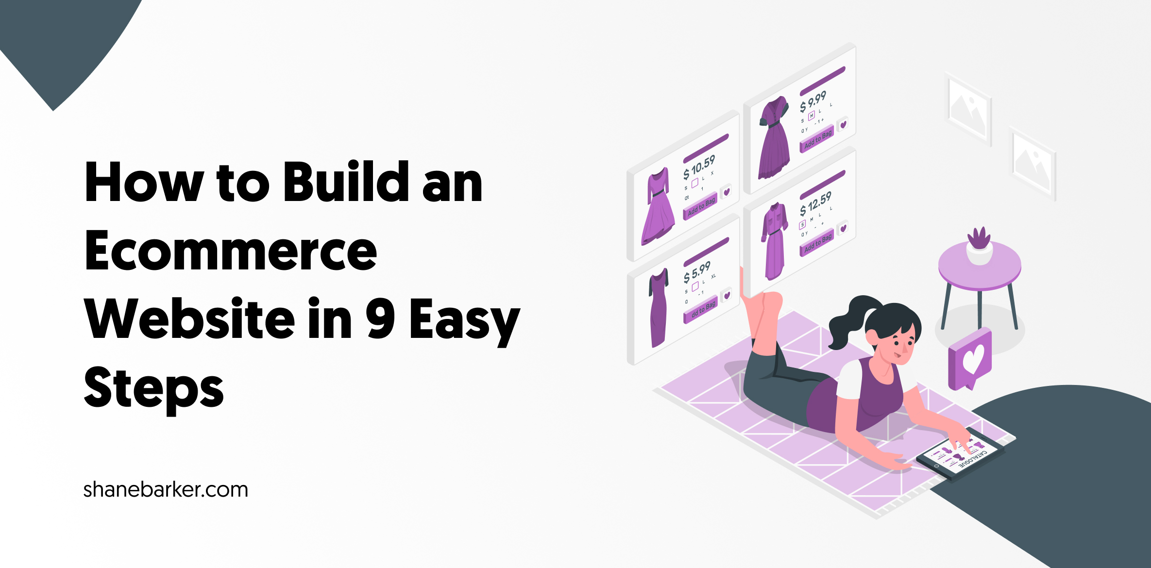 how to build an ecommerce website in 9 easy steps