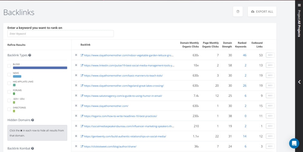 spyfy backlink checker