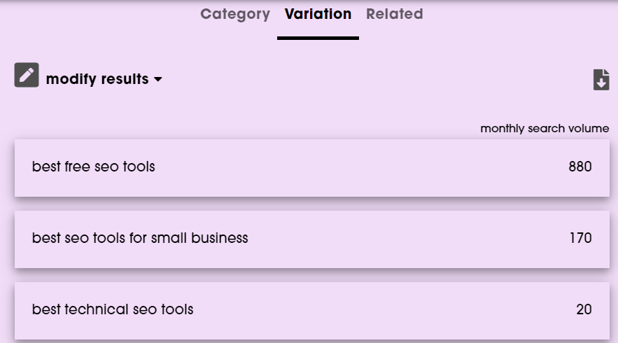 sandboxweb.io keyword variations 