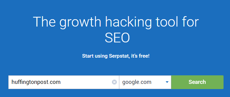 serpstat homepage